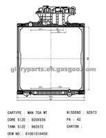 MAN TGA Radiator 81061016512/81061016459