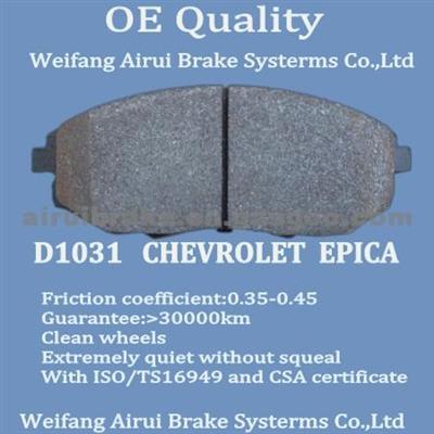 D1031-7936 Chevrolet Epica Brake Pads