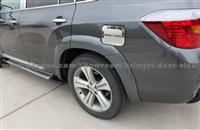 ABS Blowing Fender Trims / Fender Flare / Eyebrow For TOYOTA Highlander 2009 [ Peral White Color ]