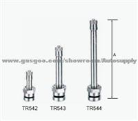 Tubeless Nickel Plated O-Ring Seal Clamp-In Valves TR540 Series Valves