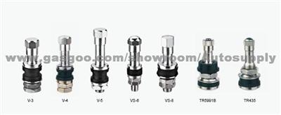 Tubeless Metal Clamp-In Valve