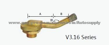 Tubeless Metal Clamp-In Valves V3.16 Series