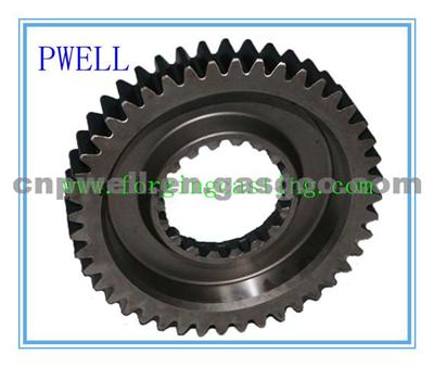 Machining Industrial Steel Gear