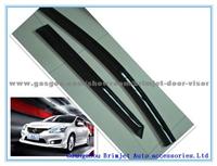 Door Visor For Nissan Tiida 2012 [ Dark Coffee Transperant Color ]