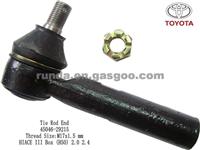 Tie Rod End 45046-29215 HIACE III Box (H50) 2.0 2.4