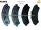 Front Brake Pad Set D726 93277698 CHEVROLET Blazer 4.3L - img2