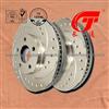 34055 Racing Brake Disc For Audi A6, Grooved Brake Disc