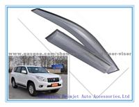 NORMAL DOOR VISOR For TOYOTA Prado 2010+[ Light Blue Brown Transperant Color ]