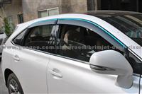 Lexus Rx 270/RX350/RX450h Door Visor [ With Stainless Bright Wisp [