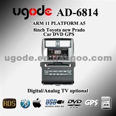 Toyota New Prado Audo Radio Dvd Gps AD-6814