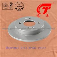 Oem Car Parts Dacromet Brake Disc For Hyundai 58411-07300