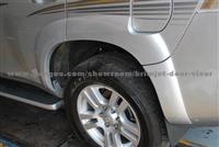 Silver Color ABS Blowing Fender Trims / Fender Flare / Eyebrow For Toyota Prado 2010