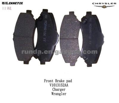 Front Brake Pads V1013152AA Dodge Charger/Wrangler 2009-2012