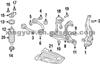 68046196AI 68046196AE 68046196AD 68046196AF Auto Right Front Upper Control Arm For Dodge Durango Jeep Grand Cherokee