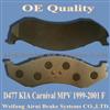 D477 Jeep Cherokee Brake Pad 1991-1999 F