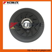 Crankshaft Pulley For Mitsubishi Pickup Triton L200 L300 Pajero K74T KB4T P15V P25W V44 4D56 MD110165