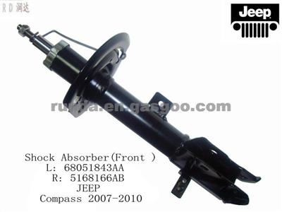 Front Shock Absorber L: 68051843AA / R: 5168166AB JEEP Compass 2007-2010