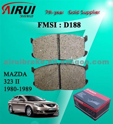 D188 HI-Q MAZDA 323 Front Low Metal Brake Pad