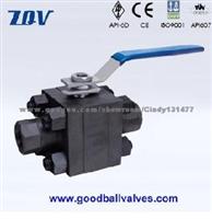 800LB-2500LB 3PC Forged Steel Ball Valve