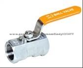 One Piece Stainless Steel Female Ball Valves