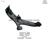 Control Arm 54501-25000 Right Front Lower HYUNDAI ACCENT