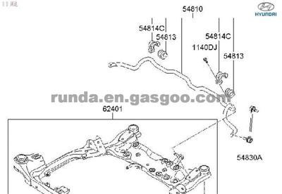 Control Arm 54500-0Q000 Left Front Lower Hyundai Please Move