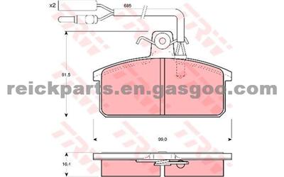 GDB417 Brake Pad LANCIA