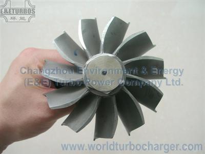 Rebuild Turbine Wheel/Turbina Y Eje/Conjunto Eixo Rotor/Arbre De Turbine KTR110G 6505-51-3120