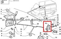 Fiat Ducato Door Lock - Slding Door