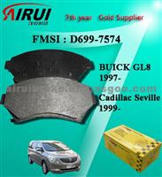 D699 BUICK GL8 Semi-Metallic Brake Pad