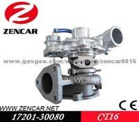 Toyota Turbo CT16 Turbocharger With 2KD-FTV Engine 17201-30080