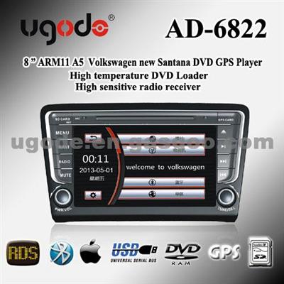 Volkswagen New Santana DVD GPS Player AD-6822