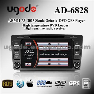 2013 Skoda Octavia DVD GPS Player AD-6828