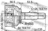 CV Joint (For Honda Ho-040a)