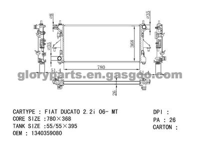 FIAT Radiator 1330Q2