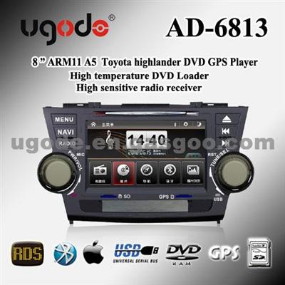 Toyota Highlander DVD GPS Player AD-6813