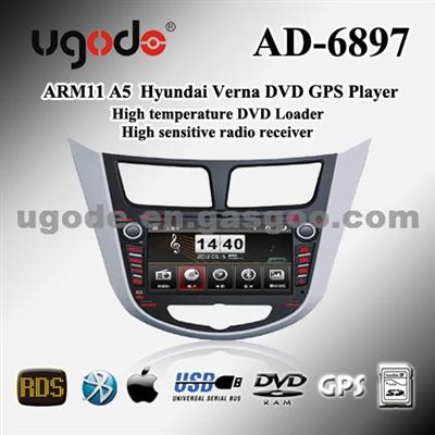 Hyundai Verna Car Bluetooth GPS Radio AD-6897