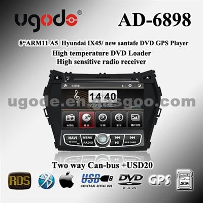 2012 Hyundai New Santafe In Dash DVD GPS Player AD-6898