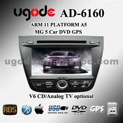 MG 5 Car DVD GPS Audio AD-6160