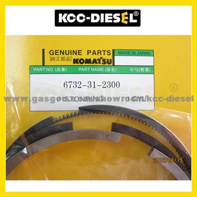 S6D102 PISTON RING 6732-31-2300, 6BT PISTON RING 3802230 3802421 3802750