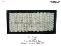 Auto Air Filter 4213583 Chrysler Voyager 1996-2000