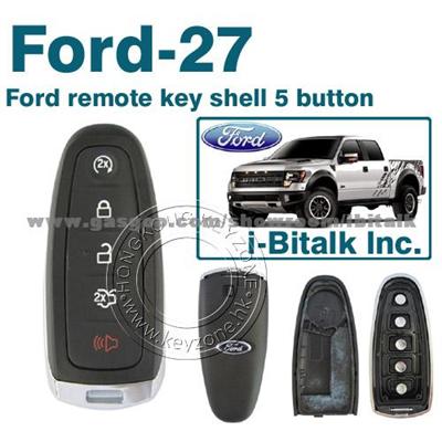 Ford Remote Key Shell 5 Button