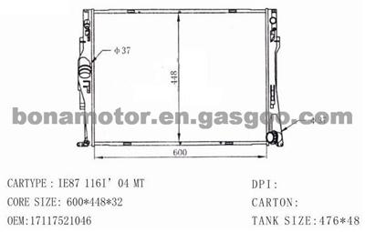 BMW Radiator 17117521046