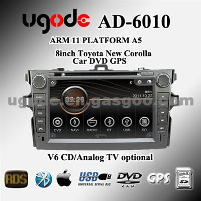 Hight Quality Toyota New Corolla Car DVD GPS Player AD-6010