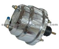 Brake Vacuum Booster (For Performance Racing Sport Car Chrome Finished )