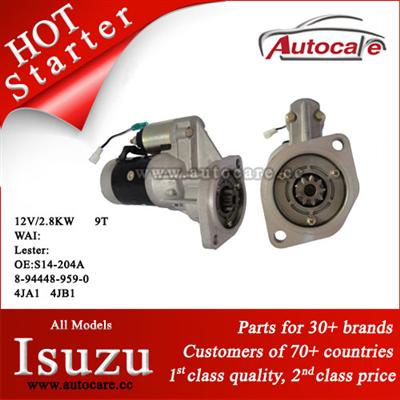 High Quality Isuzu Starter Ref. OE NO.:S14-204A 8-94448-959-0