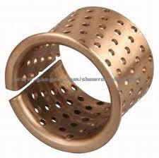 Flanged Bronze Bushing CuSn6Zn6Pb3