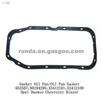 Gasket Oil Pan/Oil Pan Gasket 652587/ 90194295:X5412101/ X5412100 Daewoo