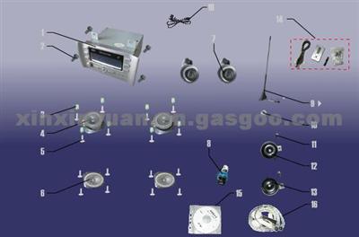 Audio System OEM NO S12-7901050