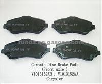 Front Axle Ceramic Disc Brake Pads V1013152AB ; V1013152AA For Chrysler Town&Country/Dodge